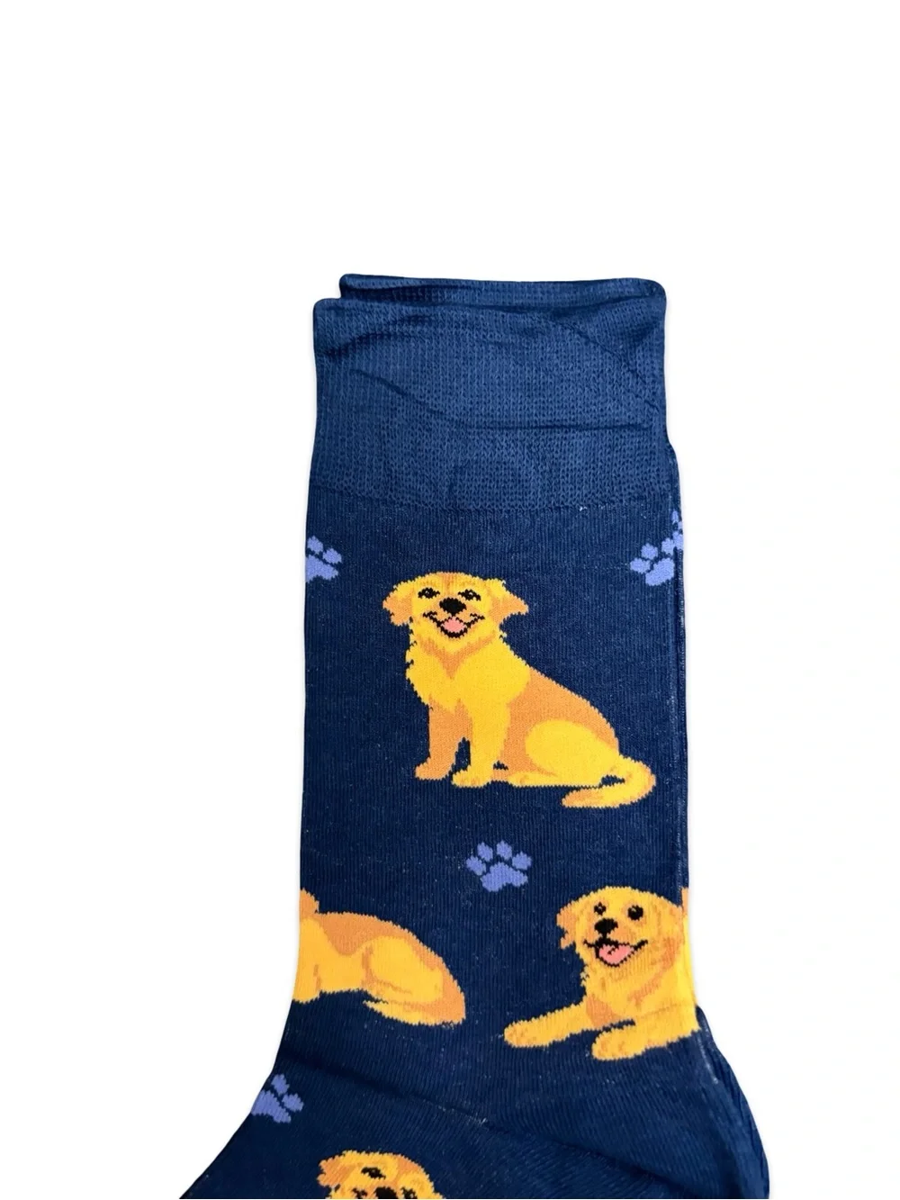 Golden Retriever Lab Novelty Crew Socks One Size Fits Most